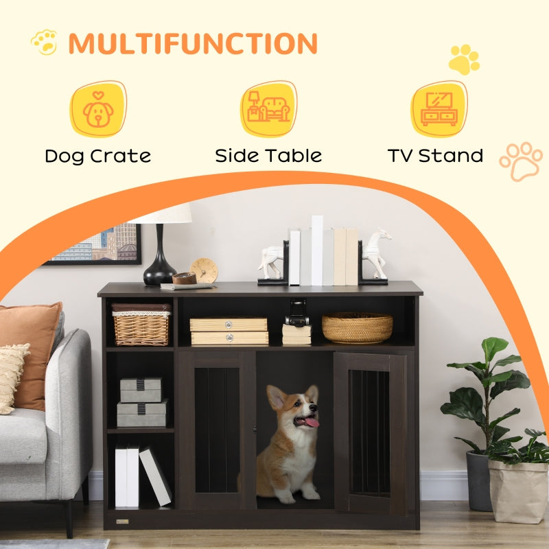 Dog Crate Furniture with Storage Space for Large Medium Dogs