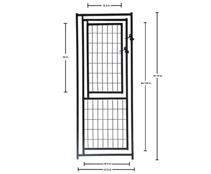 Spacious Outdoor Living: Large Dog Kennel Kit with Welded Wire Fence – 8ft. x 4ft. x 6ft.
