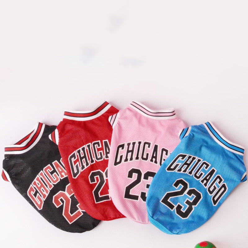 Chicago Jersey Basketball T-Shirt For Dog