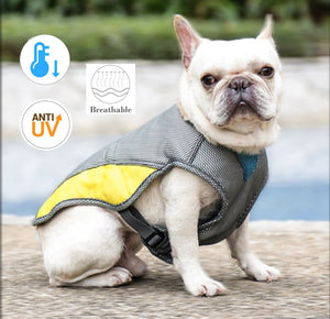 Summer Pet Dog/cat Cooling Vest with Reflective Stripes & UV Protection