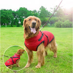 Waterproof Winter Jacket With Built-in Harness For Dogs
