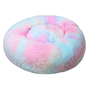 Ultimate Soft & Fluffy Pet Sleeping Cushion Plush Donut Bed - 22 Colors!