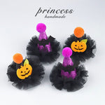 Cute Pumpkin / Bat Handmade Pet Dog/cat Headpiece for Halloween Party