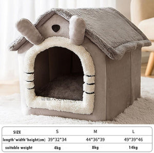 Foldable Warm House Cave for Dog Cat Pet